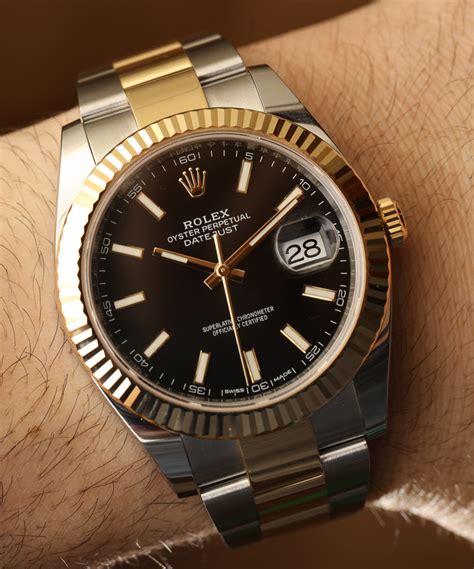 rolex 2 tone band gold face|two tone Rolex datejust 41.